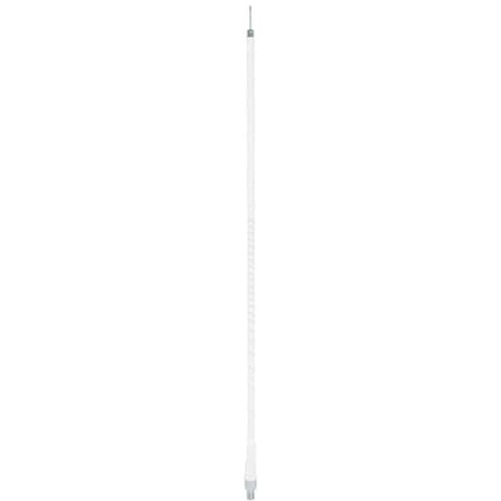 0.38 X 24 In. 3 Ft. Superflex CB Antenna With Tunable Tip, White